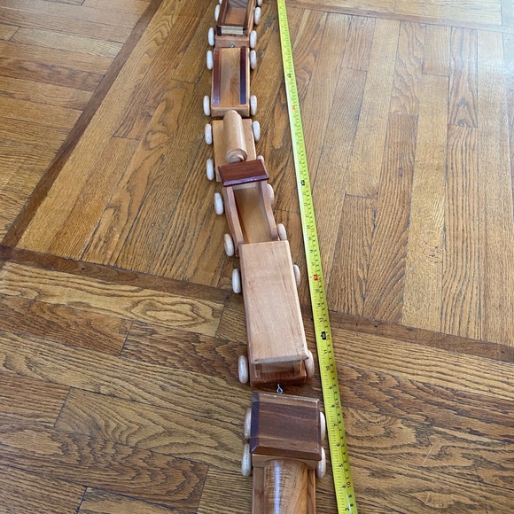 Custom handmade train set